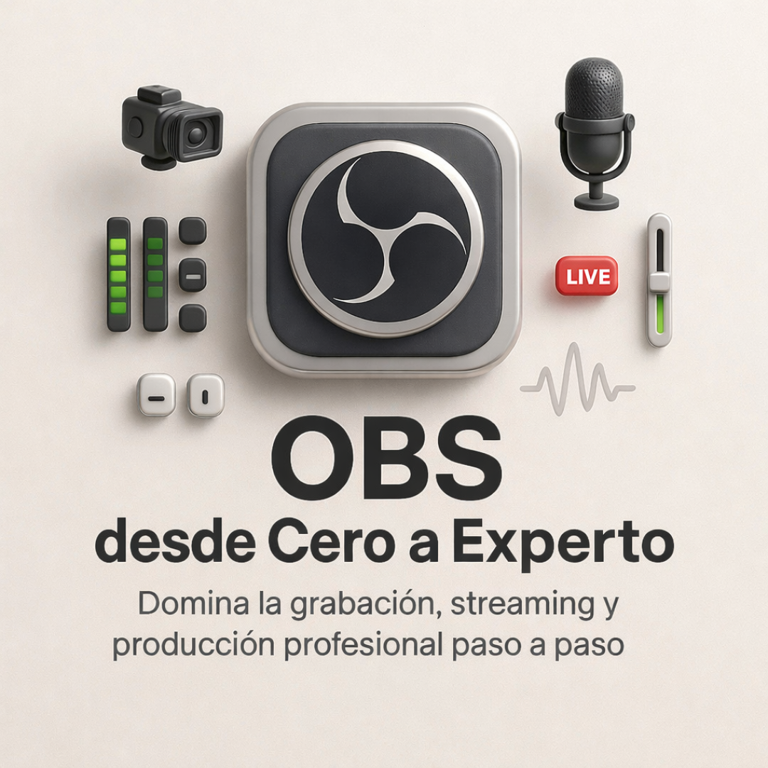 OBS Studio: La Guía Completa para Creadores de Contenido para grabación de video, Podcast y Transmisión en Vivos
