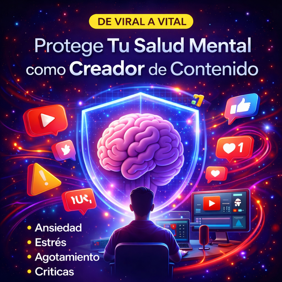 De Viral a Vital: Protege Tu Salud Mental siendo creador de contenido