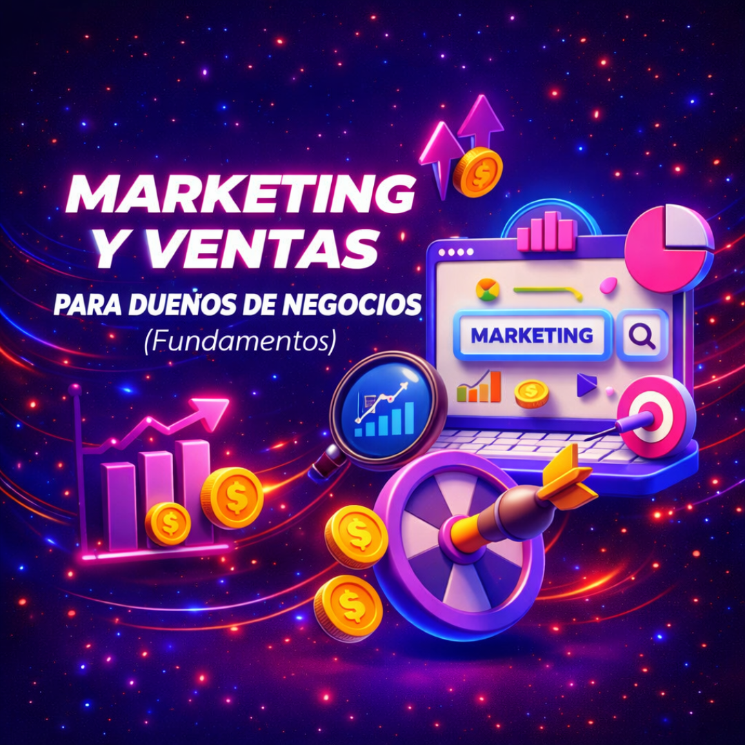 Aprende Estrategia de Marketing, Marketing Digital, Plan de Marketing, KPI, Redes Sociales, SEO, SEM, Google y mucho más