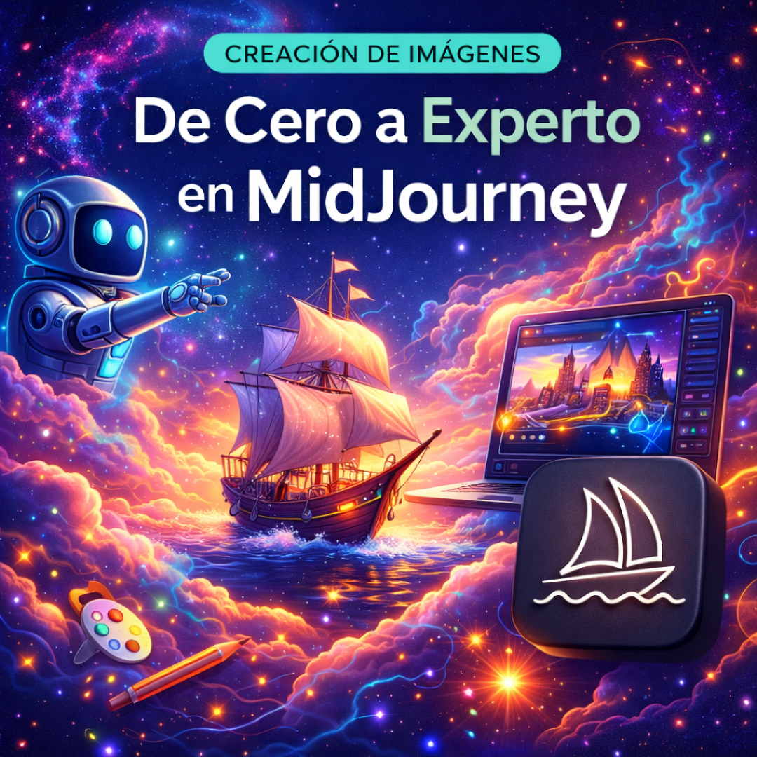 De Cero a Experto en MidJourney: Creación de Imágenes con IA